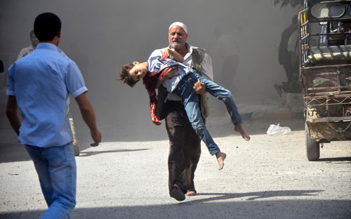 شبيحة الأسد يقتلون أفراد المصالحة الوطنية بحمص 