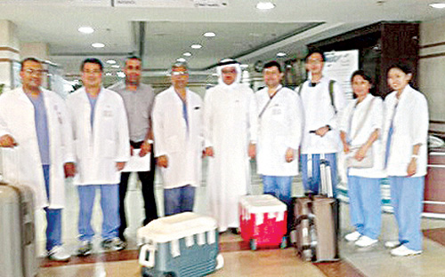 نقل أعضاء متوفاة دماغياً إلى 7 من مرضى فشل الأعضاء بالرياض والدمام