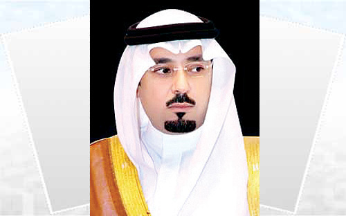 أمير منطقة نجران ينقل تعازي القيادة الرشيدة لابن قريشة 