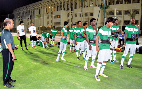 الأخضر الأولمبي يواصل تحضيراته لبطولة الخليج