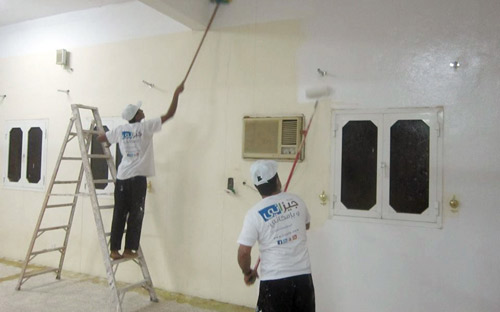 متطوعو «رمضاني أجمل» ينفذون حملة صيانة لمساجد جازان 