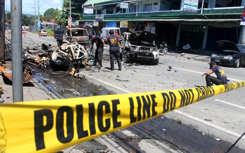 ارتفاع حصيلة قتلى انفجار الفلبين إلى ثمانية أشخاص 