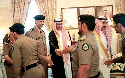 الأمير عبد الرحمن بن عبد الله يرعى احتفال أهالي المجمعة بعيد الفطر المبارك 