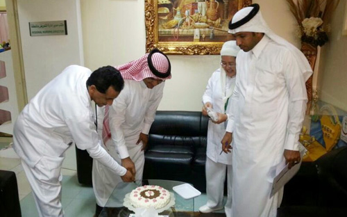 إدارة التمريض بجازان تقيم حفل معايدة 