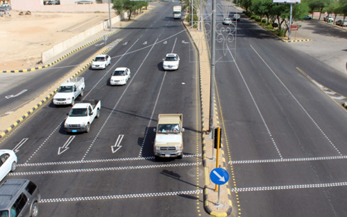 أمانة منطقة القصيم تعيد تأهيل تقاطعات طرق بريدة بمواصفات حديثة