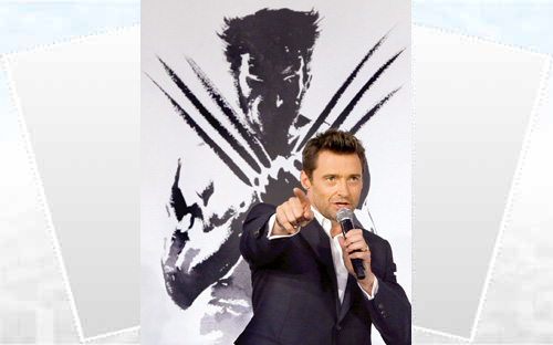 الممثل الأمريكي هيو جاكمان يطلق الجزء الجديد من فيلم «The Wolverine» 