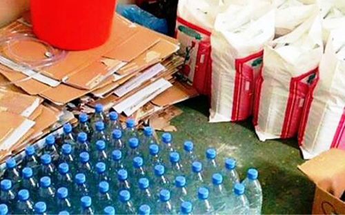 إتلاف (4) طن عرق مسكر معد للترويج في خميس مشيط 