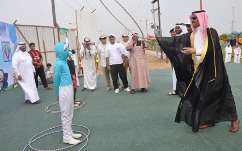 لجنة التنمية بصامطة تقيم المهرجان الأول للطفل 