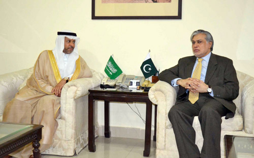 سفير خادم الحرمين الشريفين في إسلام آباد يلتقي وزير المالية الباكستاني 