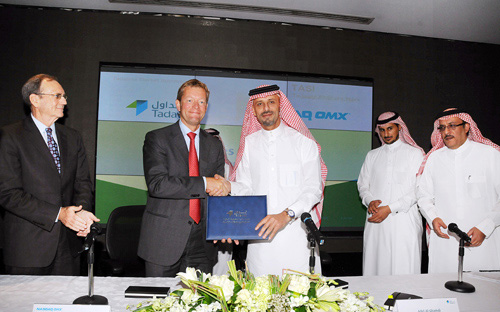 «تداول» تبرم اتفاقية مع «ناسداك أومكس» لتطوير بنيتها التحتية والتقنية