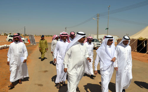 أمين منطقة الجوف تفقد مدينة حجاج أبو عجرم ويطلع على استعدادات البلديات