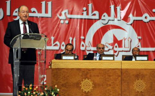 انطلاق الحوار الوطني التونسي بشأن التوافق على «خارطة طريق» 