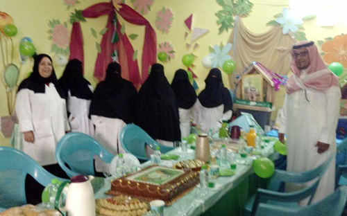 مستشفى الصحة النفسية بالقصيم يحتفل مع نزلائه باليوم الوطني