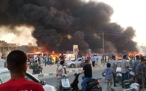 انفجاران لانتحاريين يسفران عن مقتل وإصابة 70 شخصاً بينهم عشرة أطفال شمال العراق 