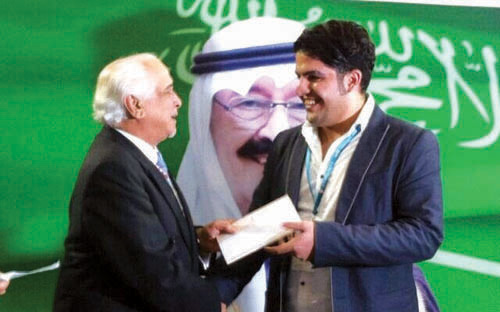 جائزة البحث العلمي في الصين للمبتعث نايف الفهيد 