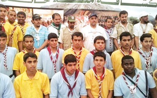 كشافة حائل تشارك في خدمة ضيوف الرحمن