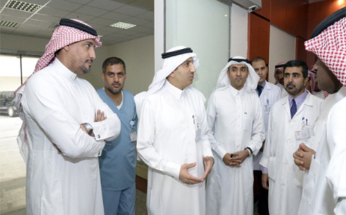 الملحم يدشن العمل في برج الطوارئ بالأحساء 