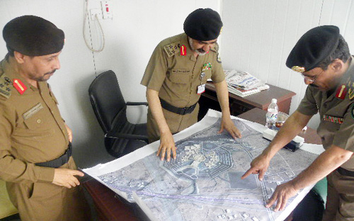 شرطة الطائف تقيم حزاماً أمنياً لمنع المخالفين لأنظمة الحج 