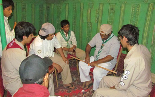 مدينة الحجاج الكشفية بالمجمعة تواصل نشاطها الثقافي والكشفي