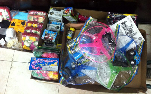 ضبط كميات من المواد والألعاب النارية الممنوعة بحائل