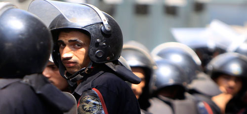 استنفار أمني لتأمين الشوارع والميادين المصرية 