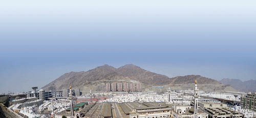 سماء صحو في المشاعر المقدسة