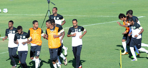 الأخضر يواصل تحضيراته في عمّان لمواجهة العراق