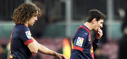 نبآن ساران لبرشلونة بمعاودة ميسي وبويول التمارين