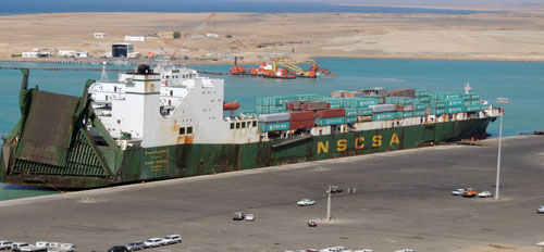 استئناف الملاحة البحرية بين الموانئ السعودية والمصرية 