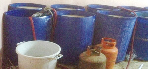 ضبط مصنع للخمور يديره ثلاثيني بمنزل أسرته بتبوك