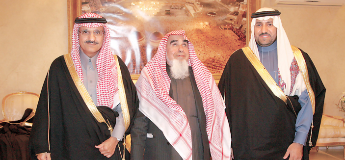 أمير منطقة الرياض وسمو نائبه في ضيافة الصالح 