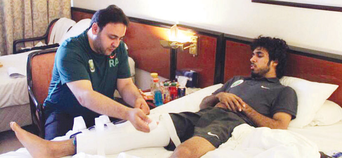 الرباط الصليبي يبعد البراهيم عن الأخضر الأولمبي 