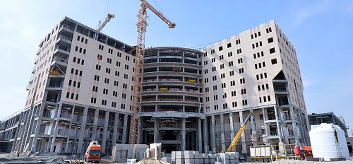 إنجاز 65 بالمئة من مستشفى جامعة الدمام بتكلفة (750) مليون ريال 