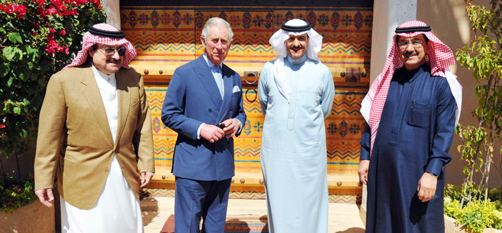 الأمير تشارلز يزور الدرعية التاريخية 