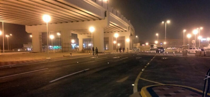 إطلاق حركة المرور بتقاطع طريقي الملك فهد والملك عبدالعزيز بالأحساء 