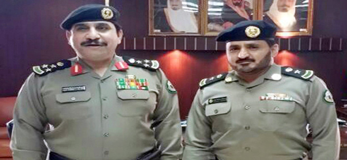 ترقية مدير مرور دخنة إلى رتبة مقدم 