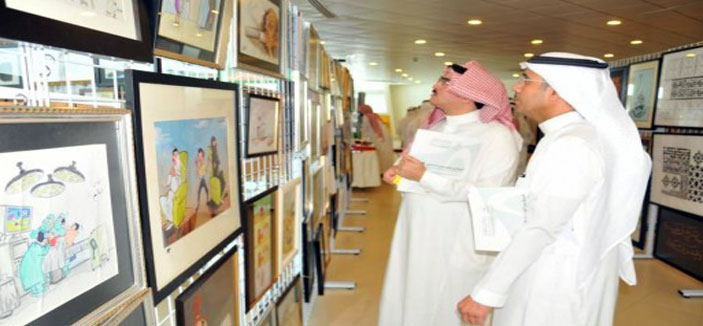 فرز 1100 لوحة فنية لمؤتمر التعليم العالي الخامس 