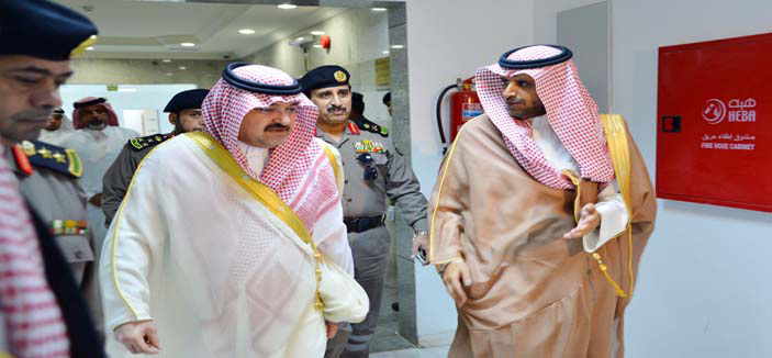 الأمير مشعل بن ماجد يتفقد فرع هيئة التحقيق والادعاء العام بمحافظة جدة 