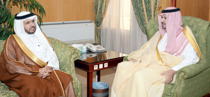 الأمير فهد بن بدر يستقبل مدير جامعة الجوف 