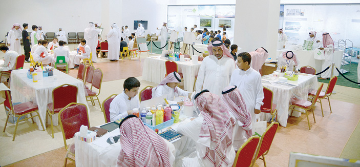 مسابقة قطار الرياض لرسومات الأطفال تستقطب عشرات المدارس في المتحف الوطني 