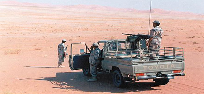 حرس الحدود يوقع بـ(163) ألف متسلل ومهرب خلال 6 أشهر 