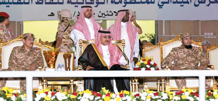 سمو وزير الداخلية يرعى العرض الميداني للمنظومة الوقائية في جدة 