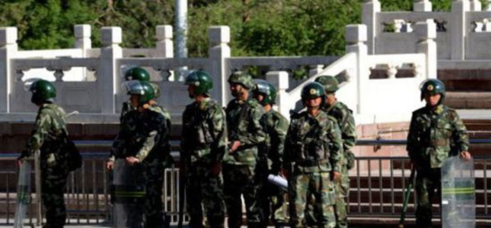الشرطة الصينية تصادر 1,8 طن من المواد المتفجرة في شينجيانغ 