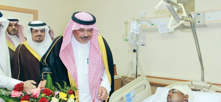 الأمير مشاري بن سعود يتفقد التقاطعات الخطرة على خط الباحة بلجرشي 