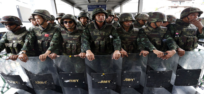 المجلس العسكري التايلاندي ينشر قواته لمنع أي احتجاجات مناهضة للانقلاب 