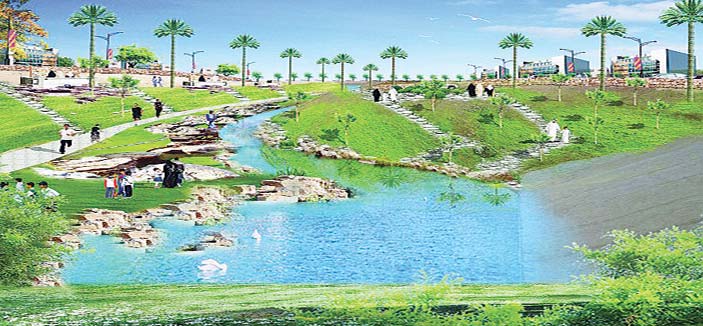 6 مشاريع لتأهيل وادي السلي بيئياً وحضرياً 