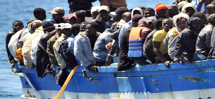إنقاذ نحو 1200 مهاجر قبالة سواحل إيطاليا ومالطا 
