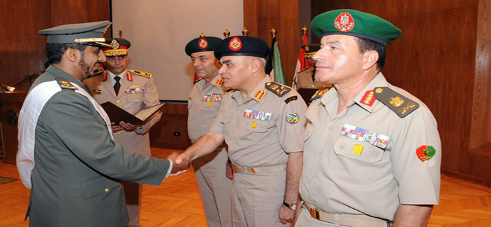 تخريج ضباط سعوديين من كلية القادة والأركان في مصر 