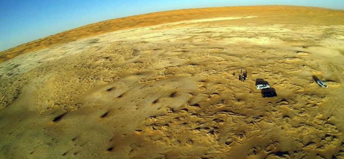 رحلة أكاديمية لقسم الجغرافيا بجامعة القصيم إلى عيون الأسياح التاريخية 