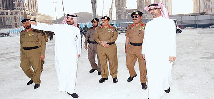 مدير الأمن العام يقوم بجولة تفقدية في المسجد الحرام 